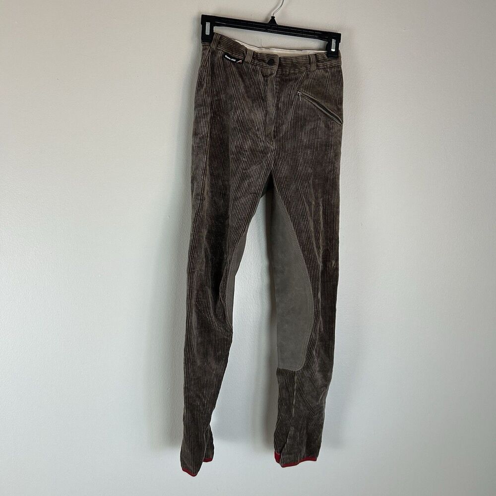 Eurostar Equestrian Pants 26 Horse Riding Corduroy Full Seat Jodhpur Breeches